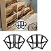 Imagen de Bisagras para zapatero abatible, 4 unidades