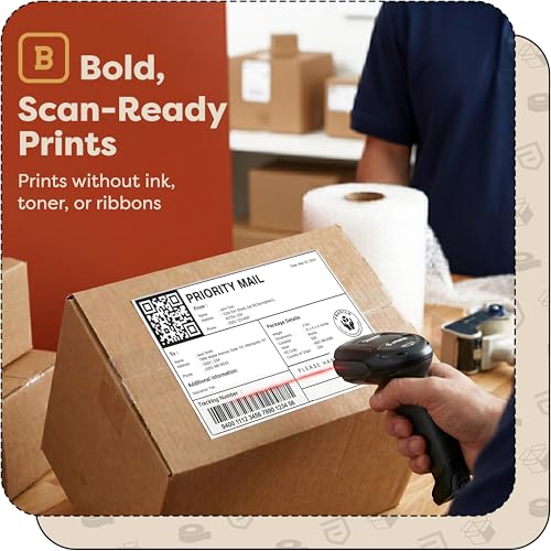 4" X 6" Fanfold Direct Thermal Labels (4000 Count, 4 Stacks) - Printable by Aegis Adhesives - Image 3