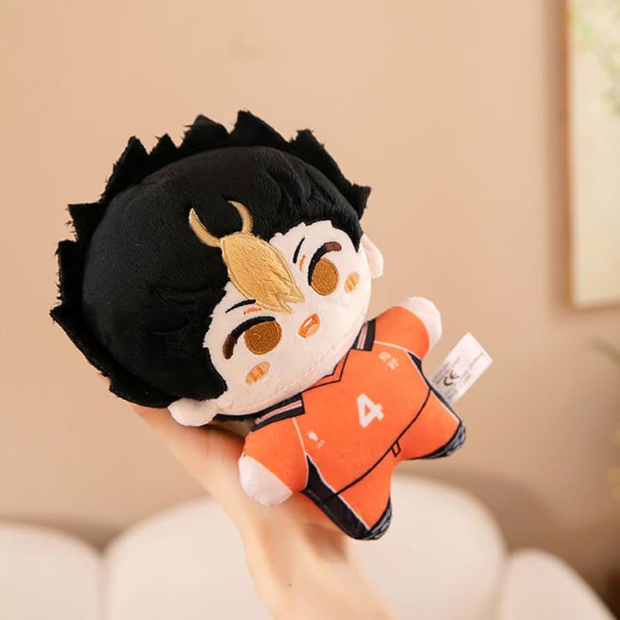 Oreiller Peluche Haikyu!! Volleyball 30 Cm – Coussin Doux Anime Haikyuu Décoration Chambre Canapé Voiture Cadeau Fan