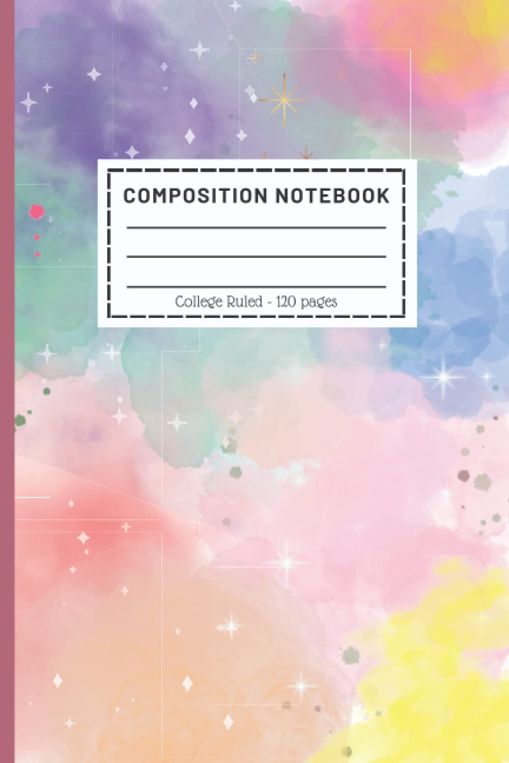 Composition notebook: Colorful notebook/ 6 x 9 inches/ College Ruled 120 pages