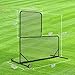 L Screen Baseball Screen Pitching Screen for Batting Cage Pitcher Protection 84x84 ft Protector Net Includes Portable Carry Bag Training Ball