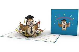 Smarty Owl Graduation Festivity Pop-Up Card