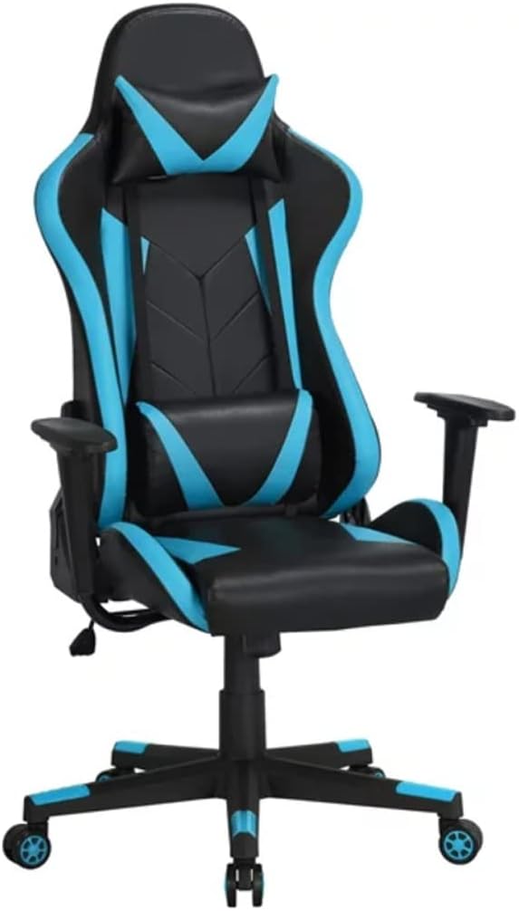 JSEIAJB Executive Adjustable High Back Faux Leather Swivel Gaming Chair