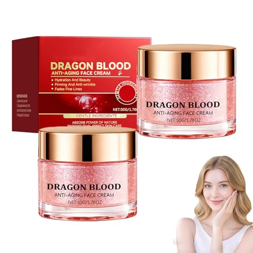 Dragon Blood Cream Retinol Dragon Blood Face Cream Anti-Wrinkle Firming Moisturizer for Women Deep Hydration & Radiant Skin (2PC)