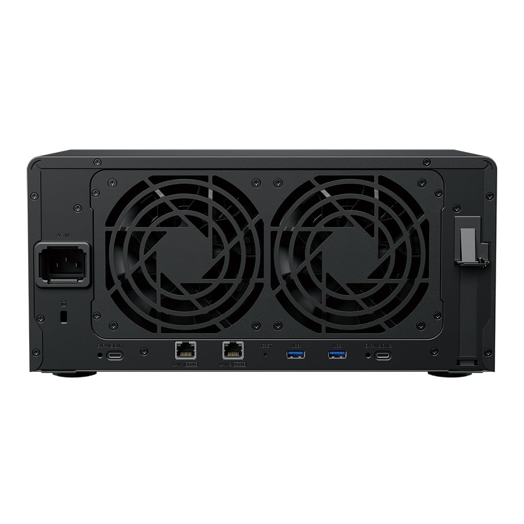 Synology DS1825+ 32TB Bundle (Seagate Ironwolf 8X 4TB) 8 Bay NAS Plus Series with Ryzen V1500B, 8GB Ram (32GB max), 2X 2.5GbE, 2X M.2 NVMe Slots.PCIe Slot for NIC Options