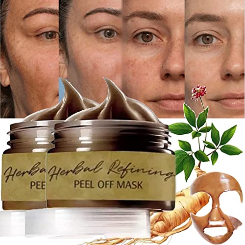 2023 New Pro-Herbal Refining Peel-Off Facial Mask,Herbal Refining Peel Off Mask,80/120G Pro Herbal Refining Peel Off Facial Mask,Herbal Peel Off Mask (80G-2Set) #TOP17