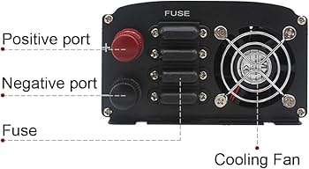 Convertisseur Tension 12V→230V 800W/1600W Yinleader - Onduleur Voiture Camping Panneau Solaire USB LCD