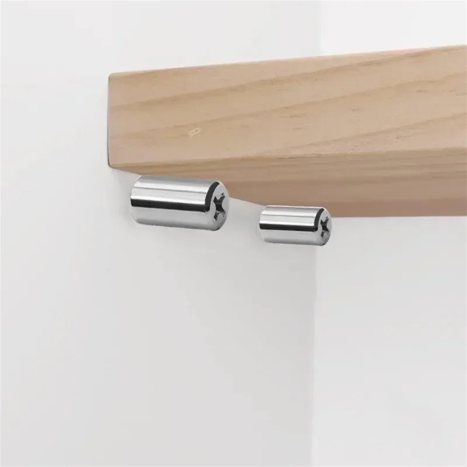 100/2 Stück selbstschneidende Schrauben mit Gummihülse for Schränke, Bücherregale, Lagerregal, Kleiderschränke, rutschfeste Septum-feste Stütznägel(100pcs(50sets))