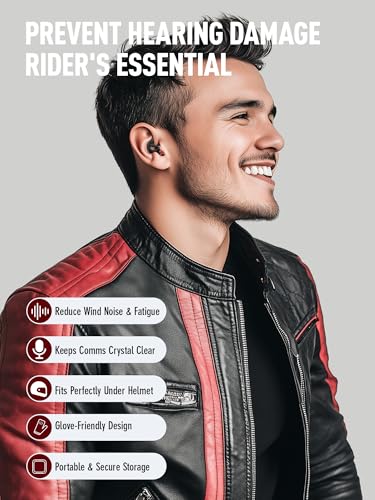 Motorcycle Ear Plugs 27dB Reduction