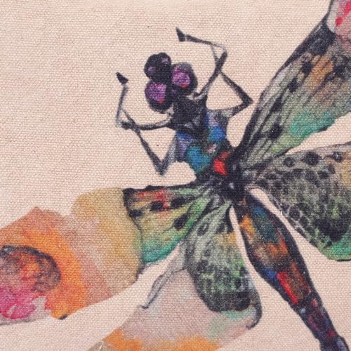 Image of COTT N CURLS Dragonfly - Wristlet Wallets for Women, Crossbody Sling Bags, Tote Bag, Book Bag, Cell Phone Purse