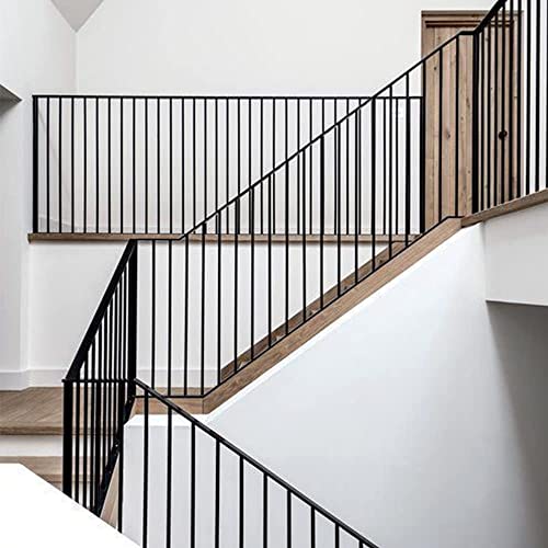 Elecmate 30pcs Wrought Iron Balusters Hollow Stair Balusters Straight Iron Spindles for Staircase Indoor, Black (1/2 Inch x 44 Inch) E01-30 by Elecmate - Image 5