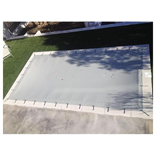 Pool System Protection Cobertor Piscina De 7,30X5,80 Metros. Color Gris/Gris