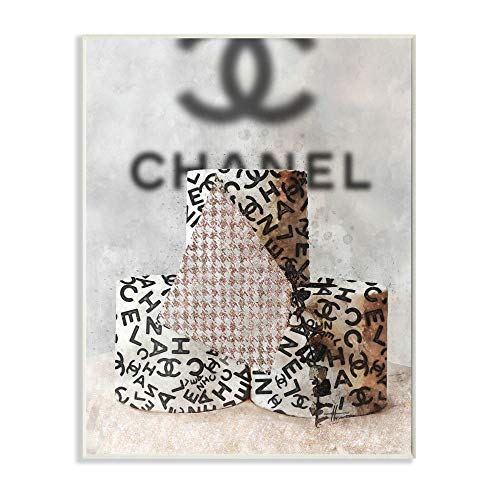 Stupell Industries Fashion Forward Toilet Paper Designer Detail Wall Art, 10 x 15, Off- White