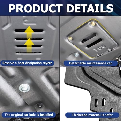 Engine Splash Shield for 2015-2019 Nissan Versa Front Skid Plate — 사진 4