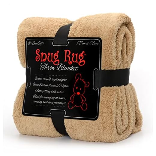 Snug Rug Special Edition Luxury - Manta de Lana Sherpa, Color Beige, 127 x 178 cm