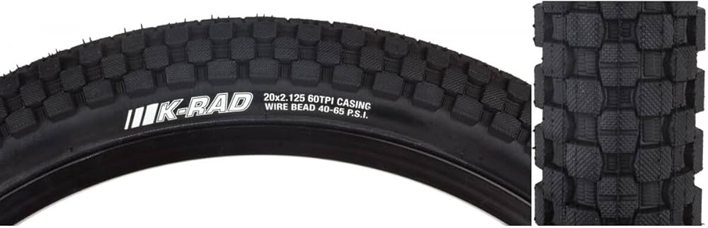 Amazon.com : Kenda 20X2.125 K-Rad Blk/Bskn K905, 60Tpi : Bike