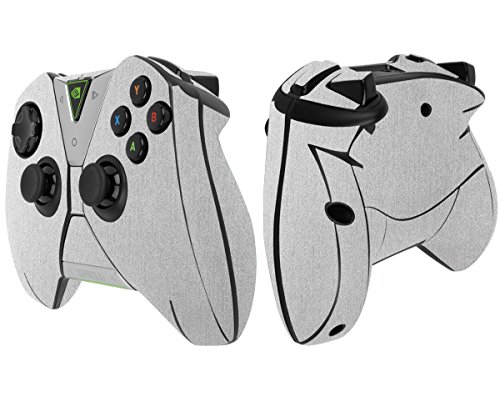 Skinomi Brushed Aluminum Full Body Skin Compatible with NVIDIA Shield TV (Controller Kit only)(2015)(Full Coverage) TechSkin Anti-Bubble Film