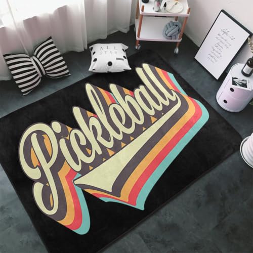 RIOKWLKX Pickleball Area Rug 60"x39"