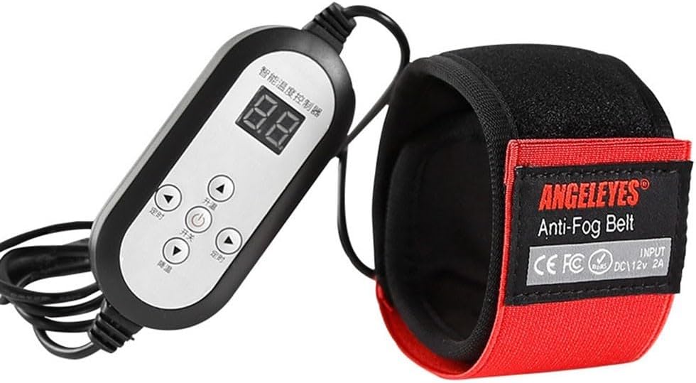 Astronomical Telescope Lens Dew Heater Strap, Anti-Condensation Warmer Band For Camera Lenses And Scopes, 12V DC Intelligent Temperature Control, Black(1230 * 50mm)