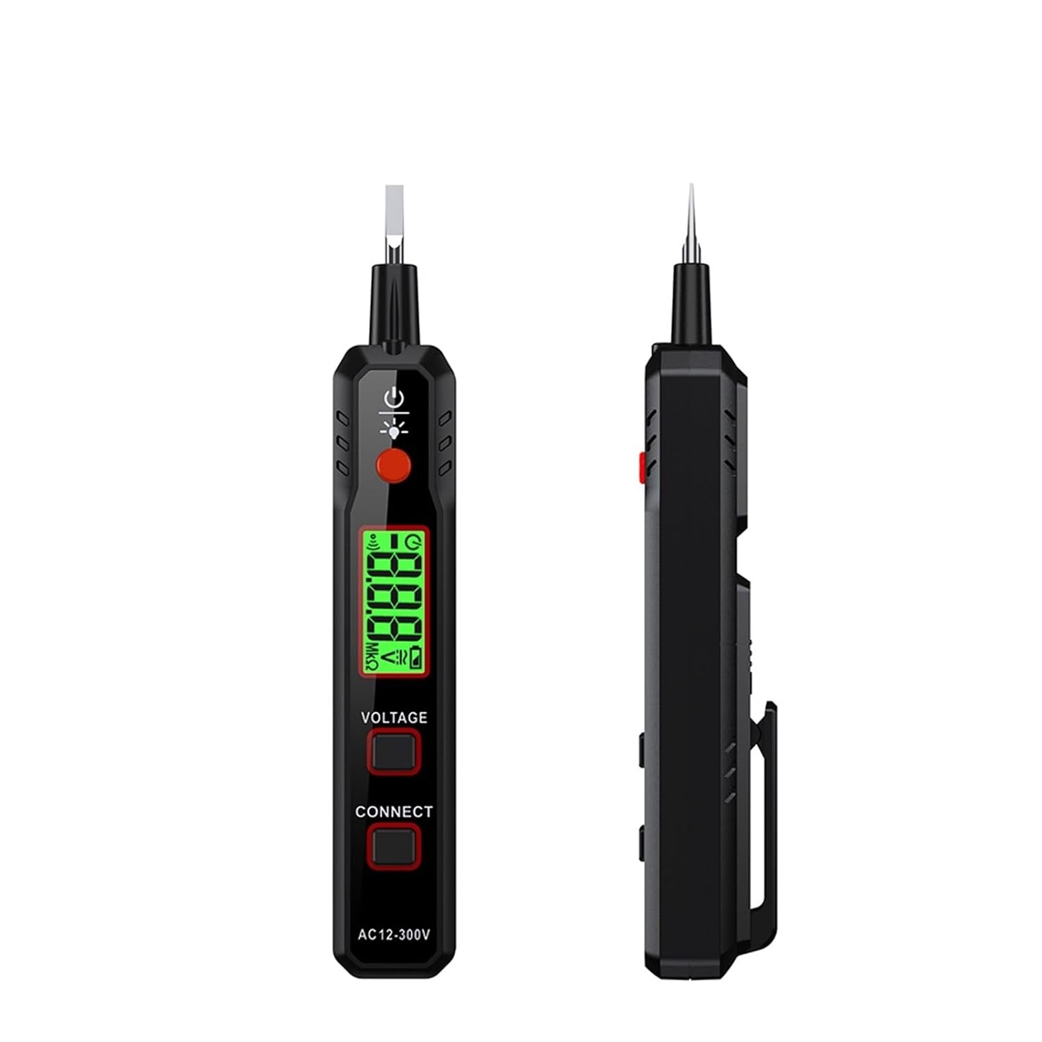 1PCS Electric Pen Voltage Detector HT89 NCV Voltage Indicator 300V Backlight Flashlight Sensitivity AC Voltage Electrician Tester