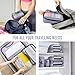 Veken 8 Set Packing Cubes for Travel Essentials, Suitcase Organizer Bags in 4 Sizes, Carry-On Luggage Accessories with Large Laundry & Hanging Toiletry Bag, Must-Have for Airplane, Road Trip & Camping