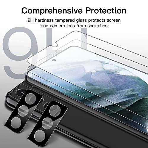 JETech Screen Protector for Samsung Galaxy S21 Plus, 2+2 Pack by JETech - Used condition - Image 6