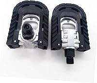 Vista 6 de BESPORTBLE 1 par de pedales plegables para pedales de bicicleta de montaña de aleación de aluminio superficie antideslizante