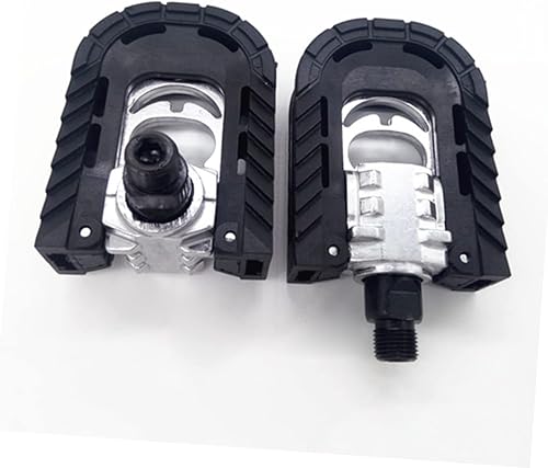 Miniatura 6 de BESPORTBLE 1 par de pedales plegables para pedales de bicicleta de montaña de aleación de aluminio superficie antideslizante