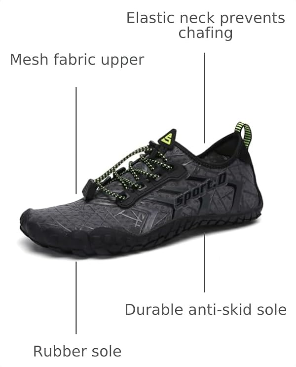 UBFEN Water Shoes for Men and Women Quick Dry Barefoot Hiking Swim Footwear by UBFEN - Image 2