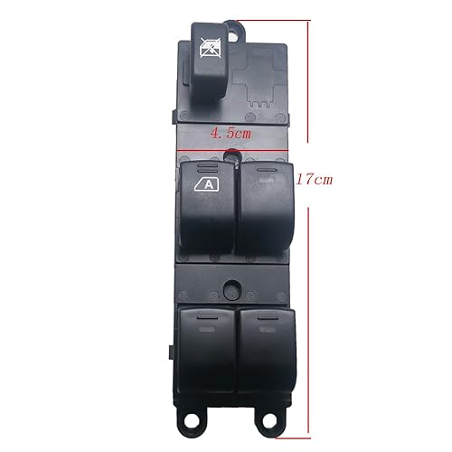 Miniatura 5 de Interruptor maestro de elevalunas eléctrico para Nissan QASHQA Navara D40 Pathfinder R51 NV400 NP300 Note 25401-4EA1A, 25401-BR00B