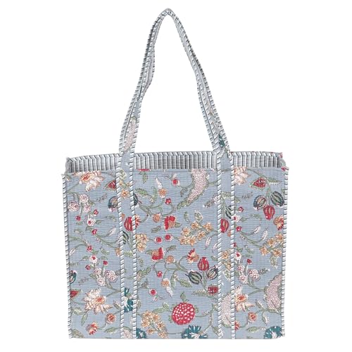Marubhumi Women Lightweight Travel Bag Purse Cotton Shoulder Tote Bag For Shopping Grocery & Beach Bag (Design-25) by Marubhumi - Used condition - US$23.27