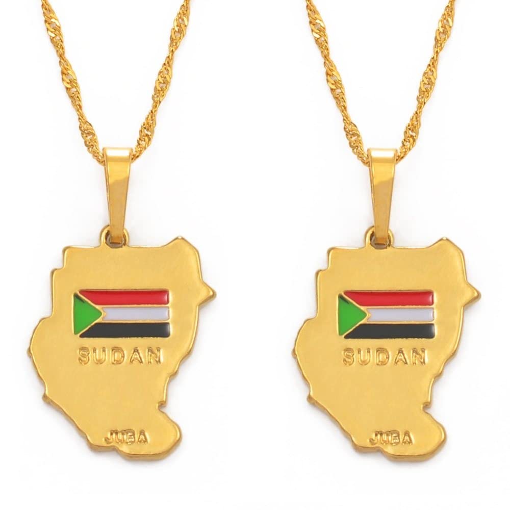 Collana Con Ciondolo Mappa Della Corea Del Sud In Metallo, Catena Sottile, Unisex, Hip Hop, Regalo Etnico Per Uomo E Donna - 4