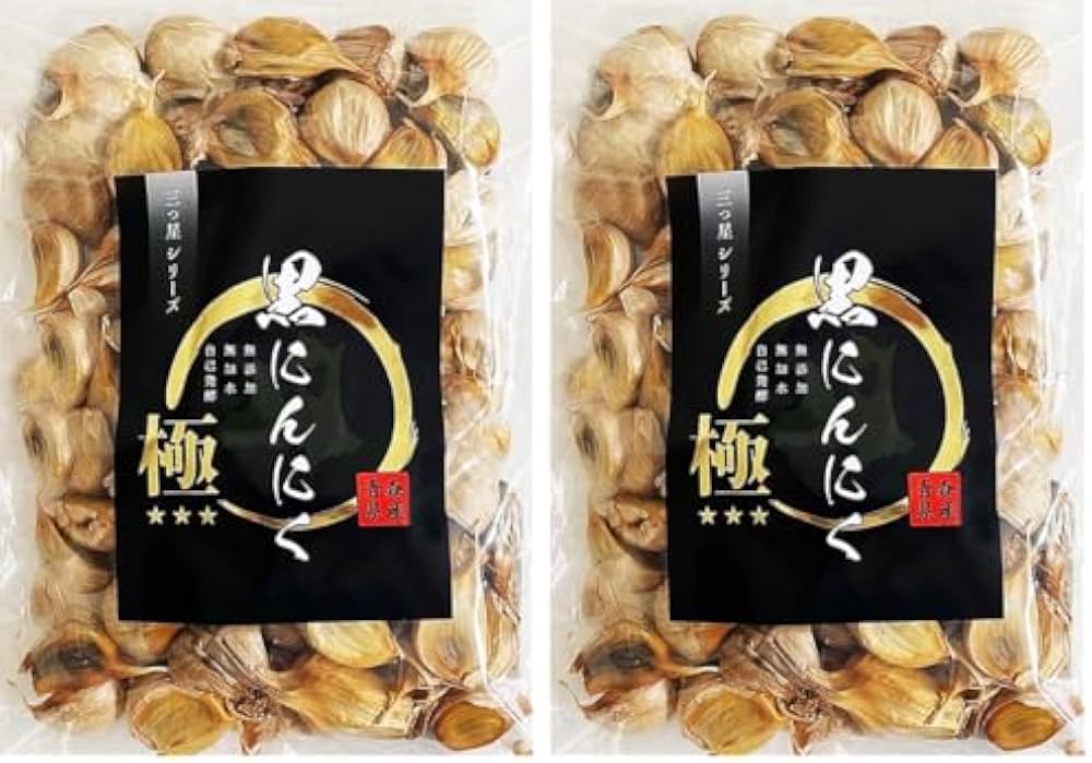 Amazon.co.jp: 黒にんにく 訳あり 国産 青森 福地ホワイト六片 三ツ星 