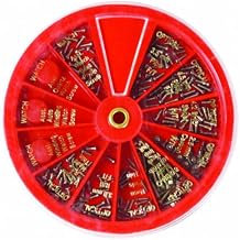 SE 250-Piece Repair Screw Set - Includes Revolving Organizer, Assorted Screws for Watches, Eyeglasses, Sunglasses and More - JT69250