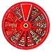 SE 250-Piece Set of Eyeglass and Watch Repair Screws with Revolving Organizer - JT69250