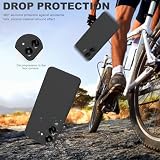 ARRYNN Etui do Xiaomi Redmi 13C (6,74 cala) + folia ochronna, etui na telefon komórkowy, płynny silikon TPU, etui ochronne do Xiaomi Redmi 13C - czarne