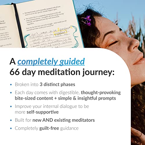 The Meditation Sidekick Journal - Meditation Books Meets Guided Journal! This Mindfulness Journal Helps You Meditate Effectively! Meditation Journal. Habit Journal Meditation For Beginners. #TOP2