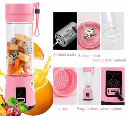 Portable Blender Smoothies Personal Blender Mini Shakes Juicer Cup Usb Rechargeable. ( #TOP16