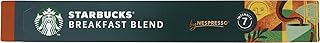 10 كبسولات بريكفاست بليند من نسبريسو ستاربكس 57 جرام أصلي