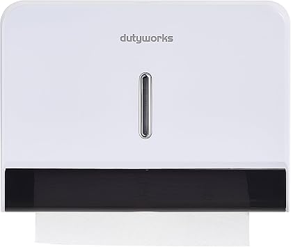 Paper Towel Dispenser Wall Mount, 200-Sheet, White