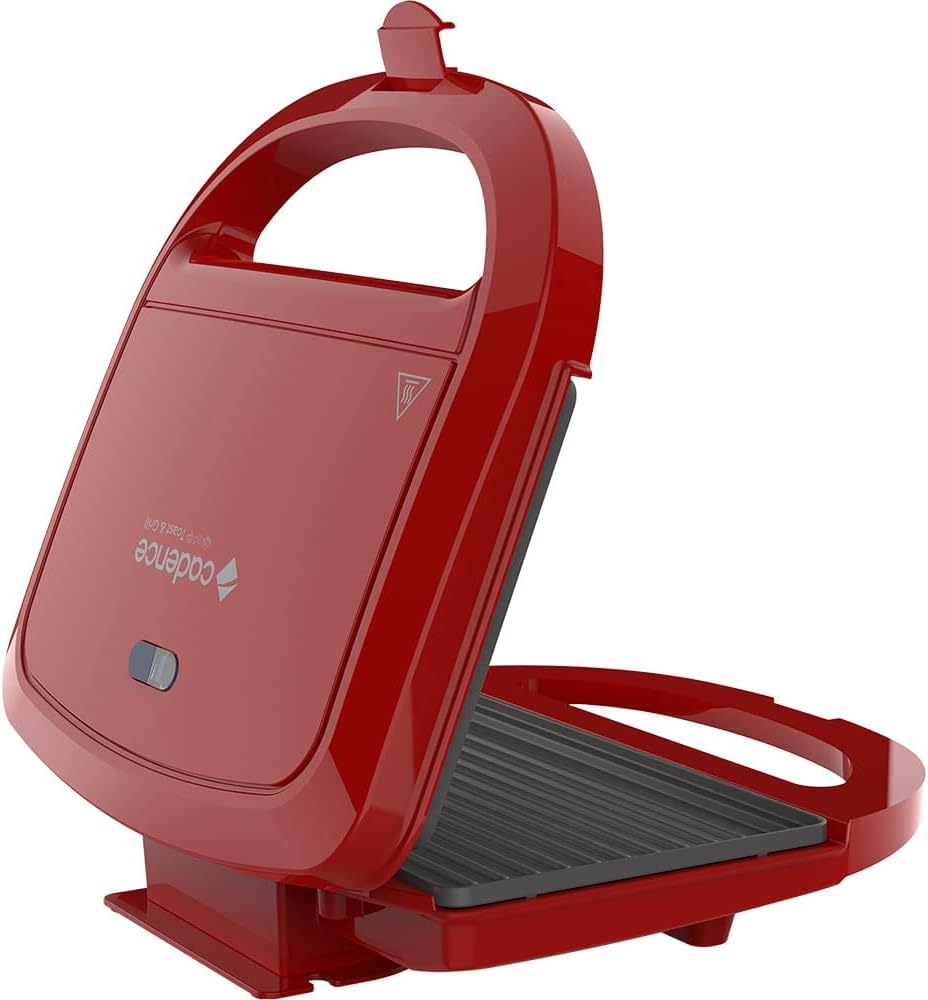 Sanduicheira Minigrill Cadence Colors Vermelha 127V - SAN261, Modelo:SAN261-127V