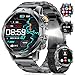 Smartwatch Uomo Militare con 1000mAh/Torcia LED/2 Cinghie,...