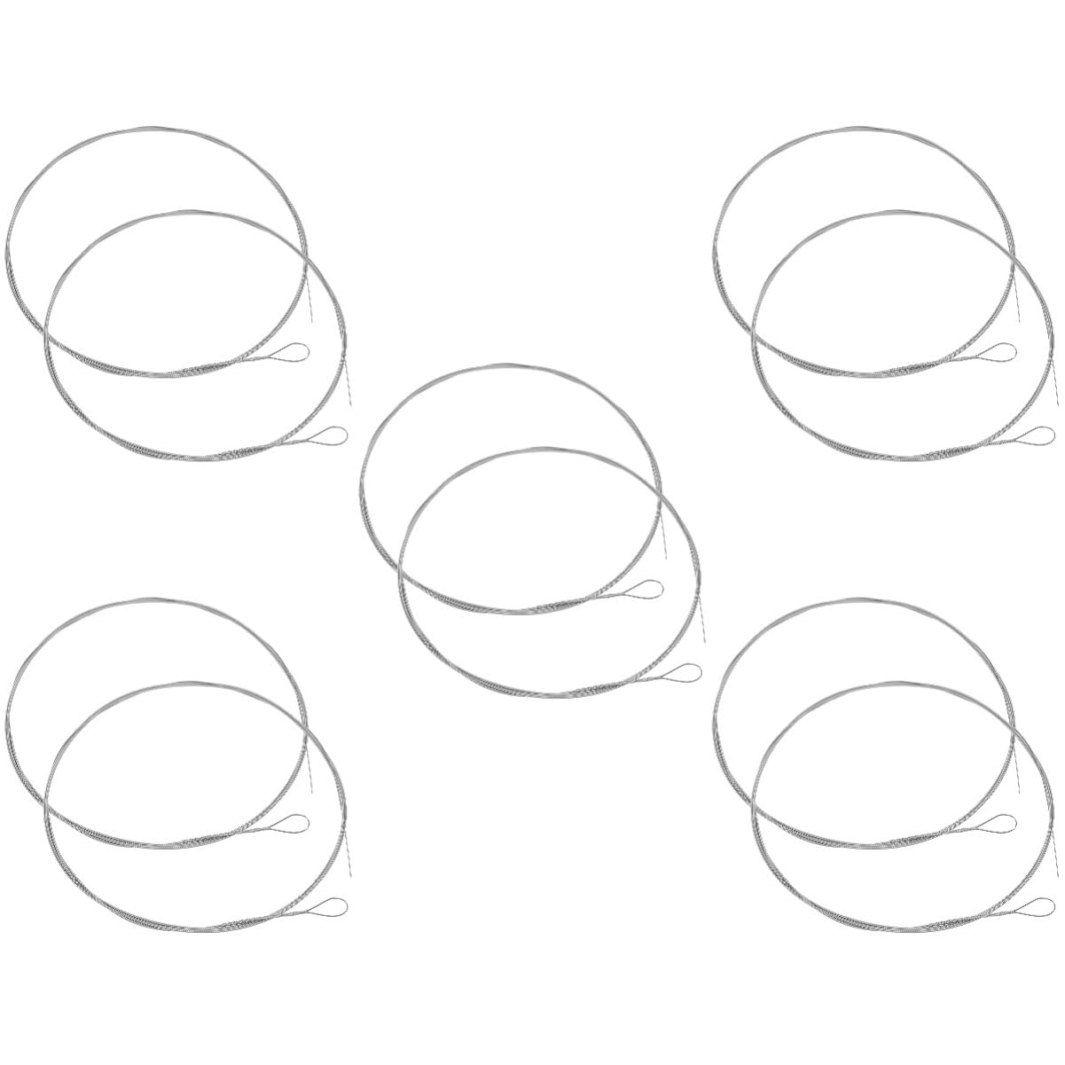 NULYLU 5sets Longevity Dulcimer Strings Replace Broken Strings These Durable Steel for Dulcimer 2pcs*5