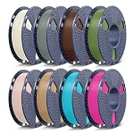 SUNLU – SUNLU 250g PETG Filament 1.75mm Set mit 8 Farben, 3D Drucker