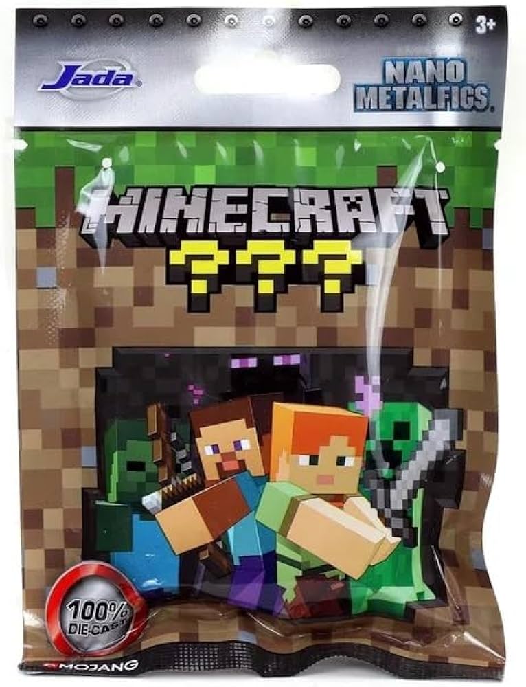 JADA Minecraft Nano Metál Figura Szett 20 Db-os - 3. Széria - Gyerekajándék - View #5