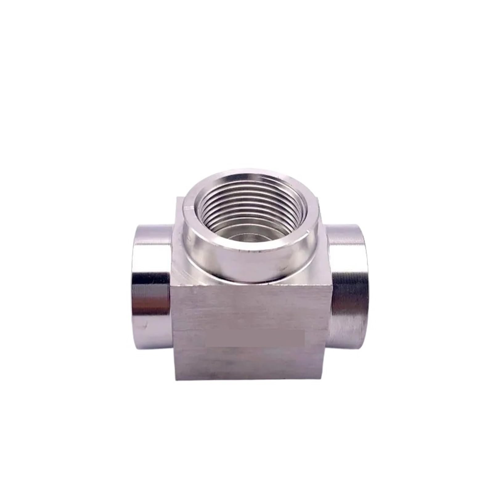 Té hembra BSP 1/4 acero inoxidable 304 para tuberías