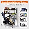 Kinghoe Sport Equipment Organizer For Garage Steel Basketball Rack With Baseball Bat Holder And Hooks Easy Assembly Storage For Balls ' Toys And Workout Gear In Basement Home Gym Outdoor P 326228470 - View #6