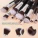 Imagen de DUcare Set de Brochas de Maquillaje 15 Pcs con bolsa Profesional Brochas de Maquillaje Synthetic