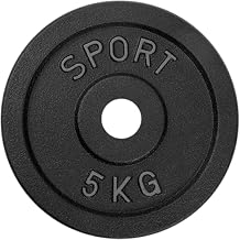 AtHaus Cast Iron Dumbbell Plates 30mm Diameter 5kg