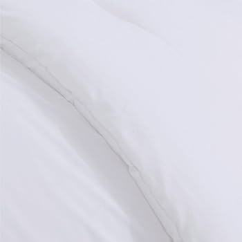 Shabby Chic King Comforter Set - Reversible White Cotton, 3-Piece With Shams, Seersucker Shirring - View #3